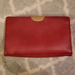 Beautiful red clutch &crossbody bag
